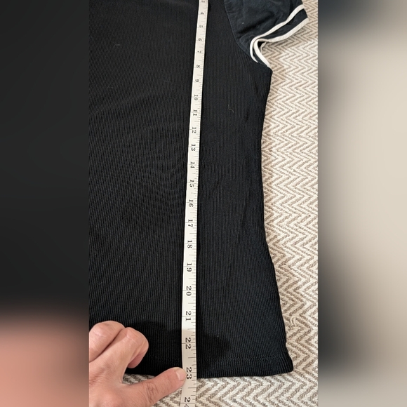 Ralph Lauren Black Blouse with White Trim - Picture 10 of 10